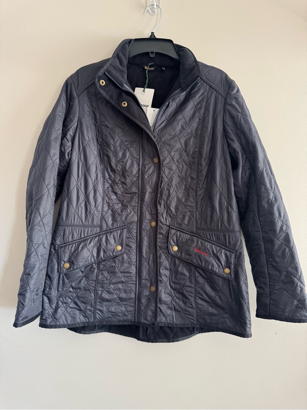 NEW Barbour Cavalry Polarquilt Jacket Classic Navy